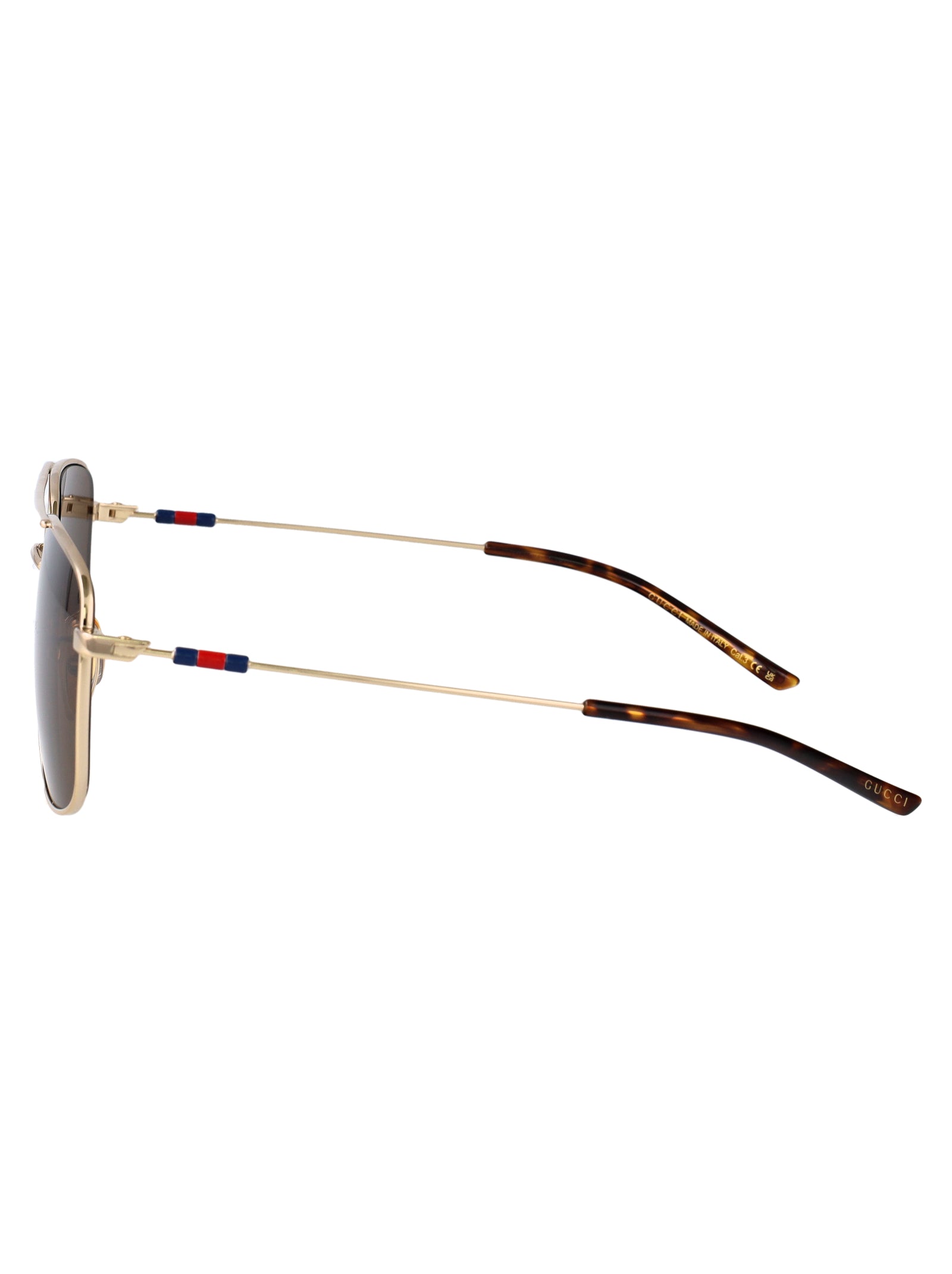Gg2096sa 004 Gold-gold-brown Metal Sunglasses
