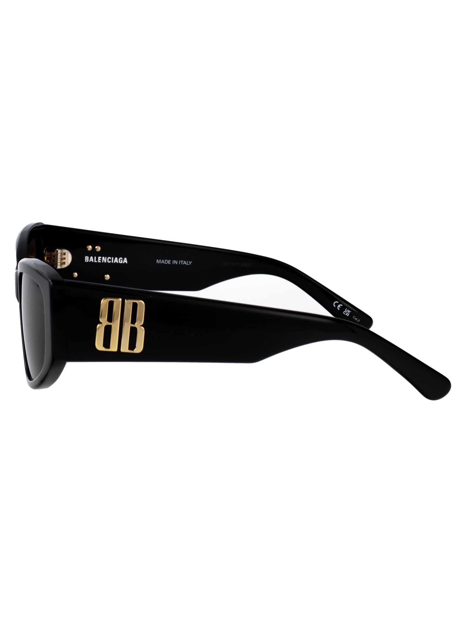 Bb0475s Black-black-grey Acetate Sunglasses