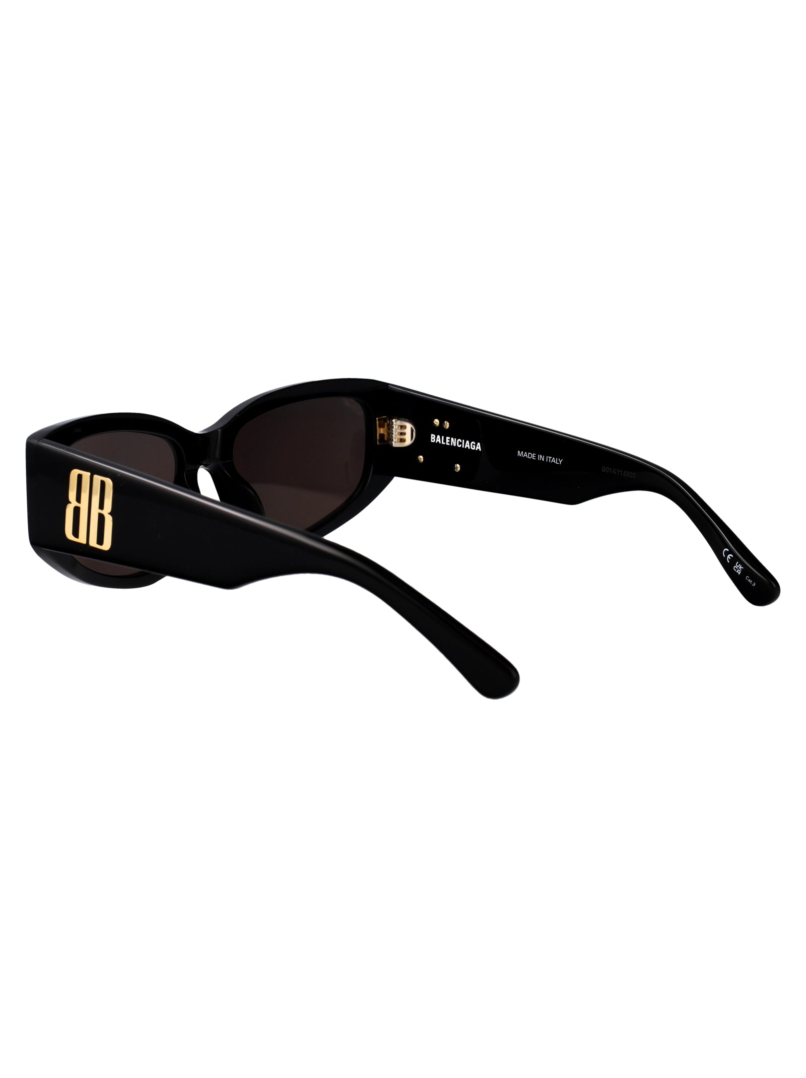 Bb0475s Black-black-grey Acetate Sunglasses