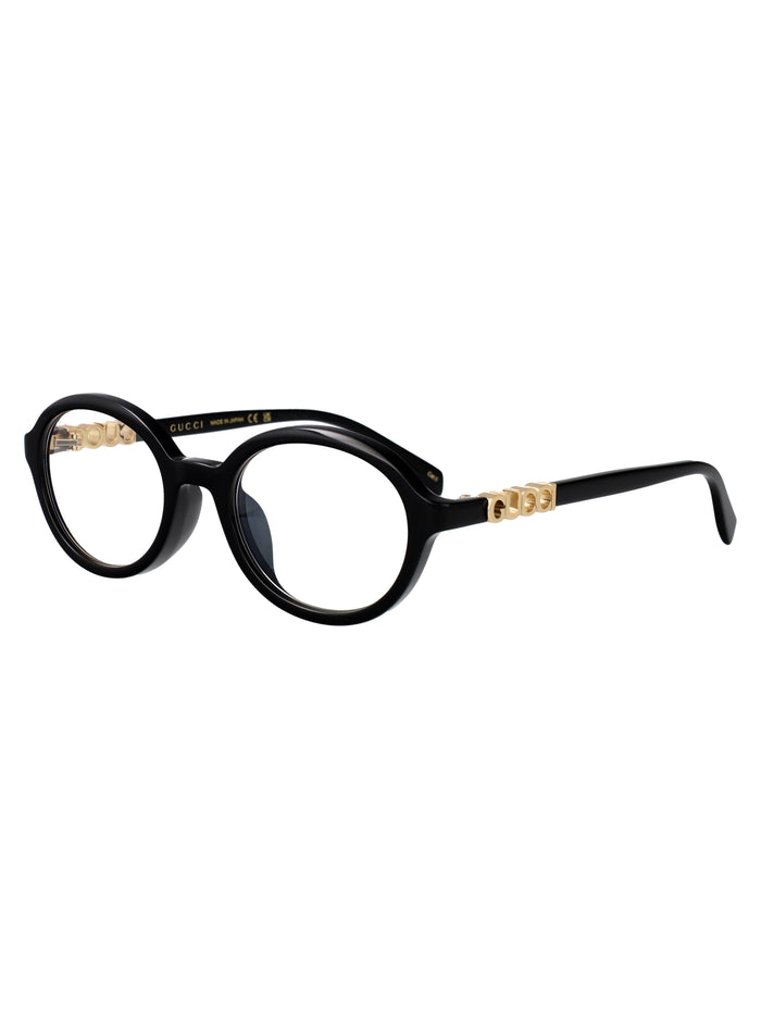 Gg2033sa 005 Black-black-transparent Acetate Sunglasses