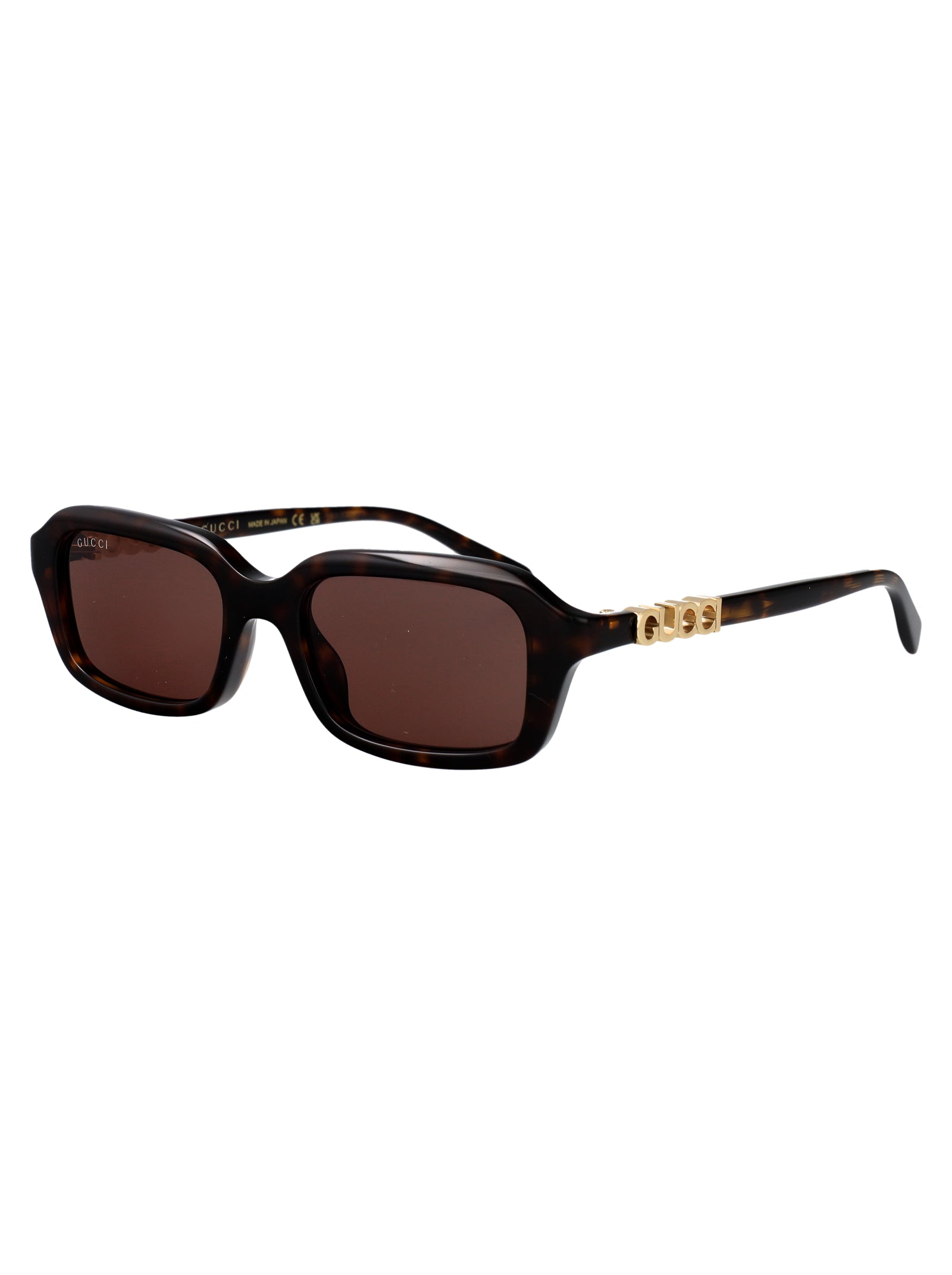 Gg2152s 002 Havana-havana-brown Acetate Sunglasses