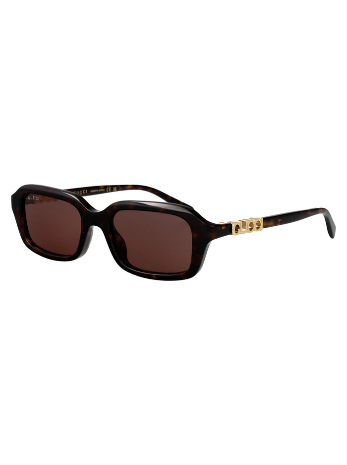 Gg2152s 002 Havana-havana-brown Acetate Sunglasses