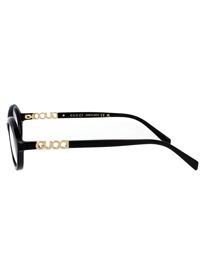 Gg2153o 001 Black-black-transparent Acetate Optical