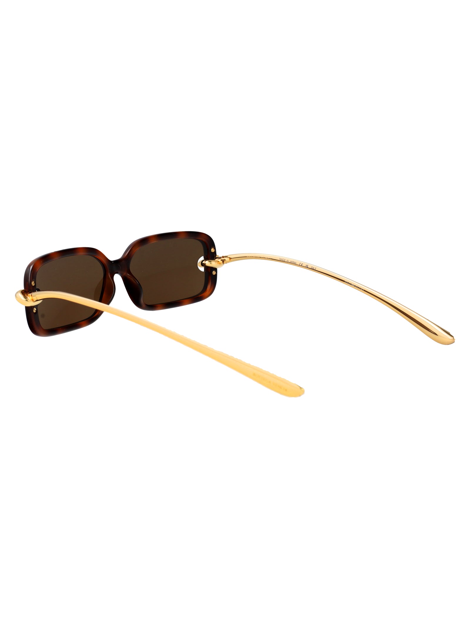 Bv1439s 002 Havana-gold-brown Injected Sunglasses