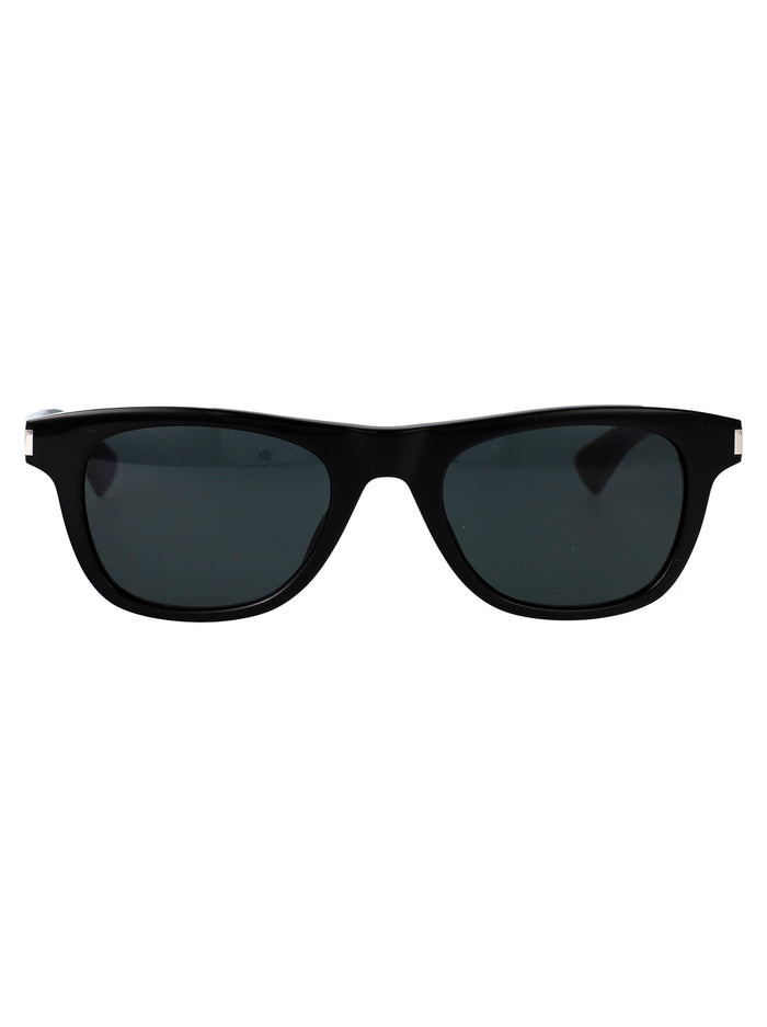 Sl 879 001 Black-crystal-black Acetate Sunglasses