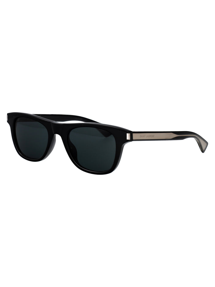Sl 879 001 Black-crystal-black Acetate Sunglasses