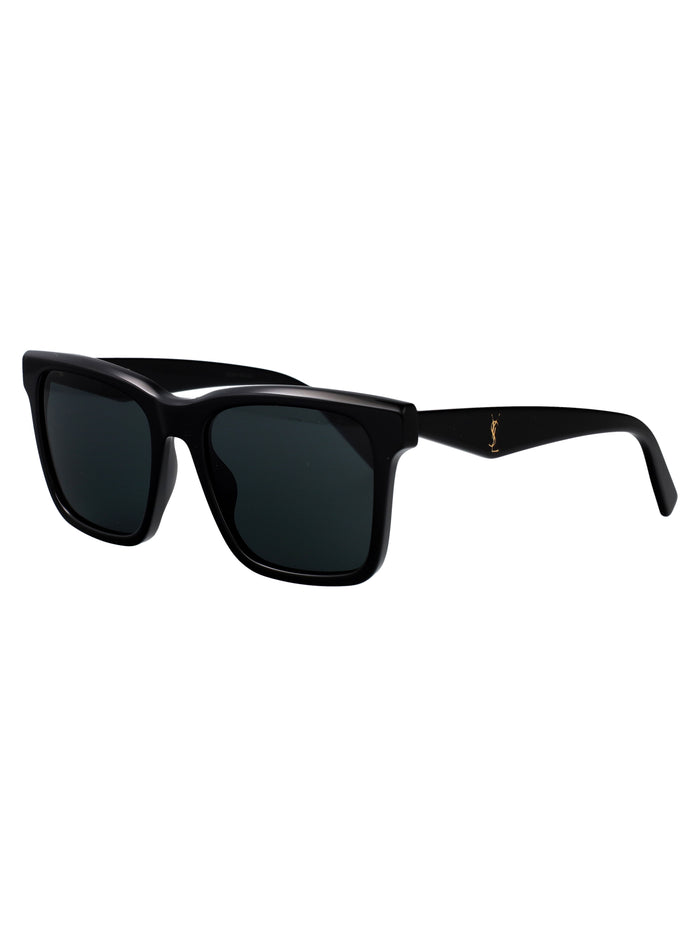 Sl M170 001 Black-black-black Acetate Sunglasses
