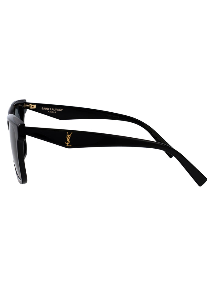 Sl M170 001 Black-black-black Acetate Sunglasses