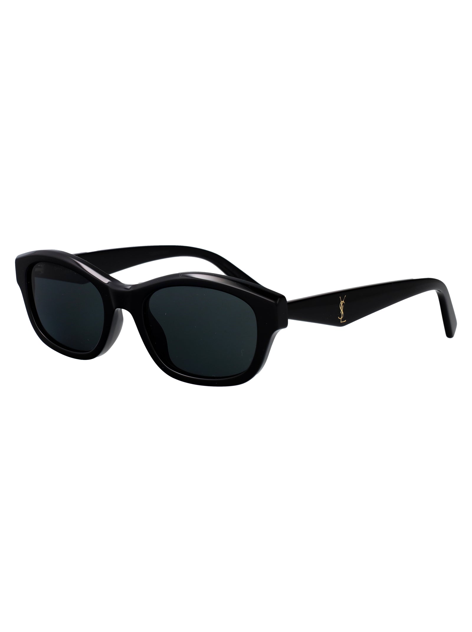 Sl M172 Black-black-black Acetate Sunglasses