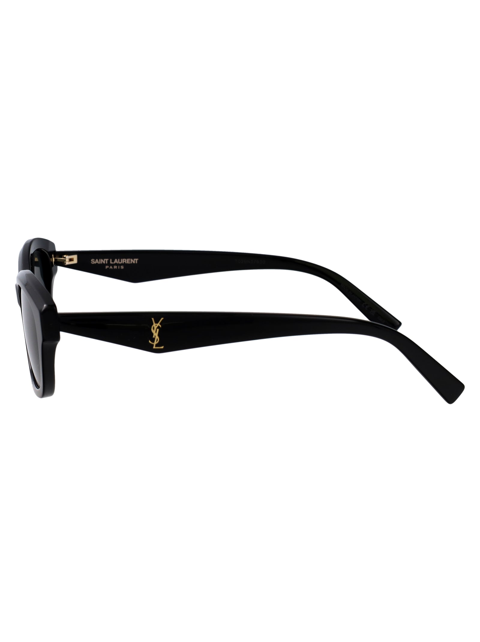 Sl M172 Black-black-black Acetate Sunglasses