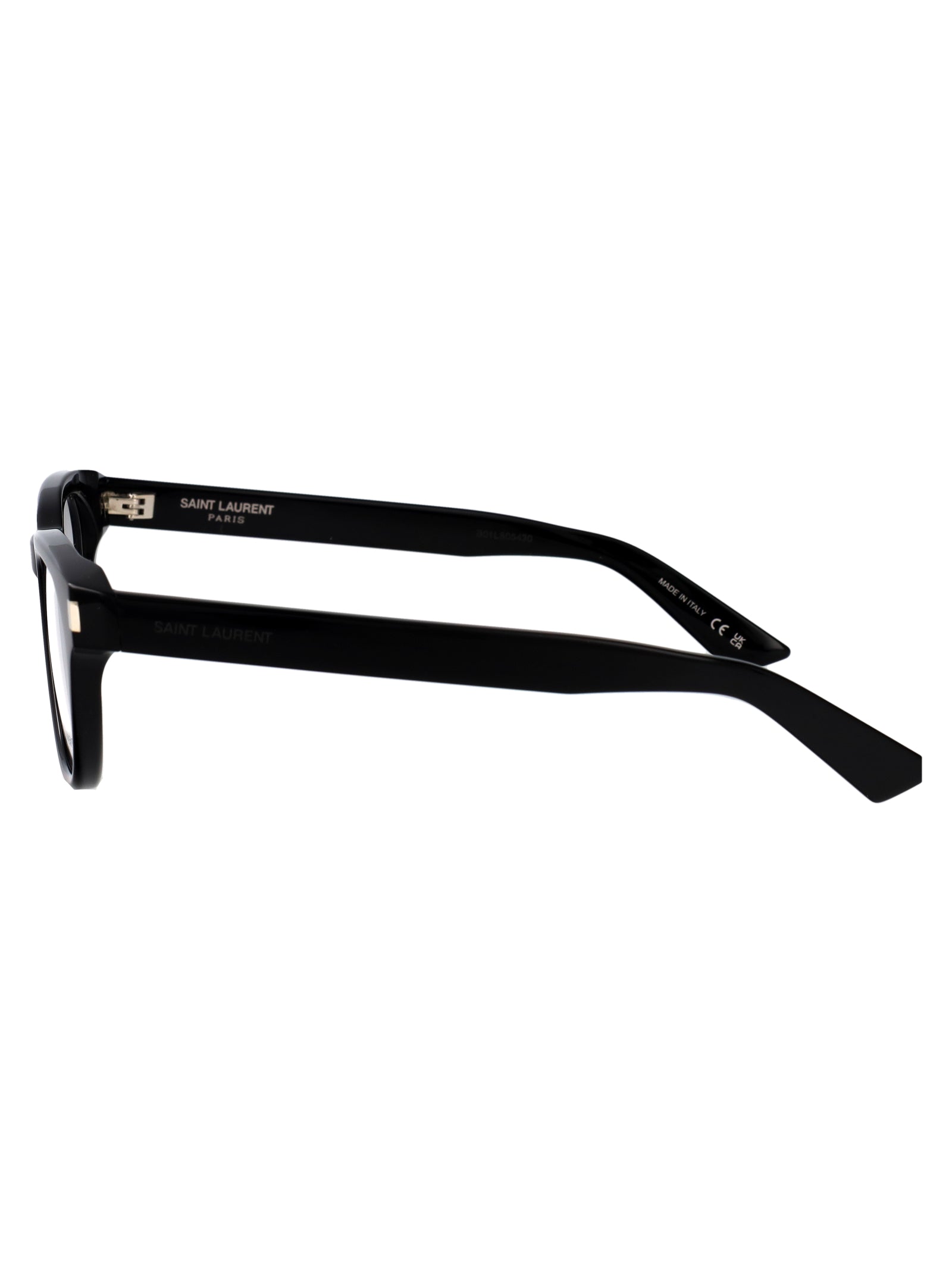 Sl 876 Opt 001 Black-black-transparent Acetate Optical