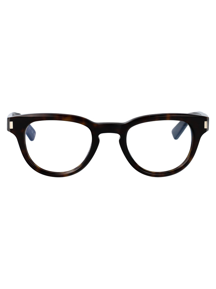 Sl 876 Opt 002 Havana-havana-transparent Acetate Optical