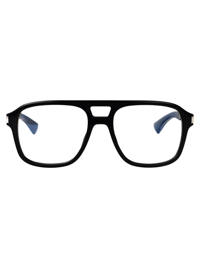 Sl 881 Opt 001 Black-crystal-transparent Acetate Optical