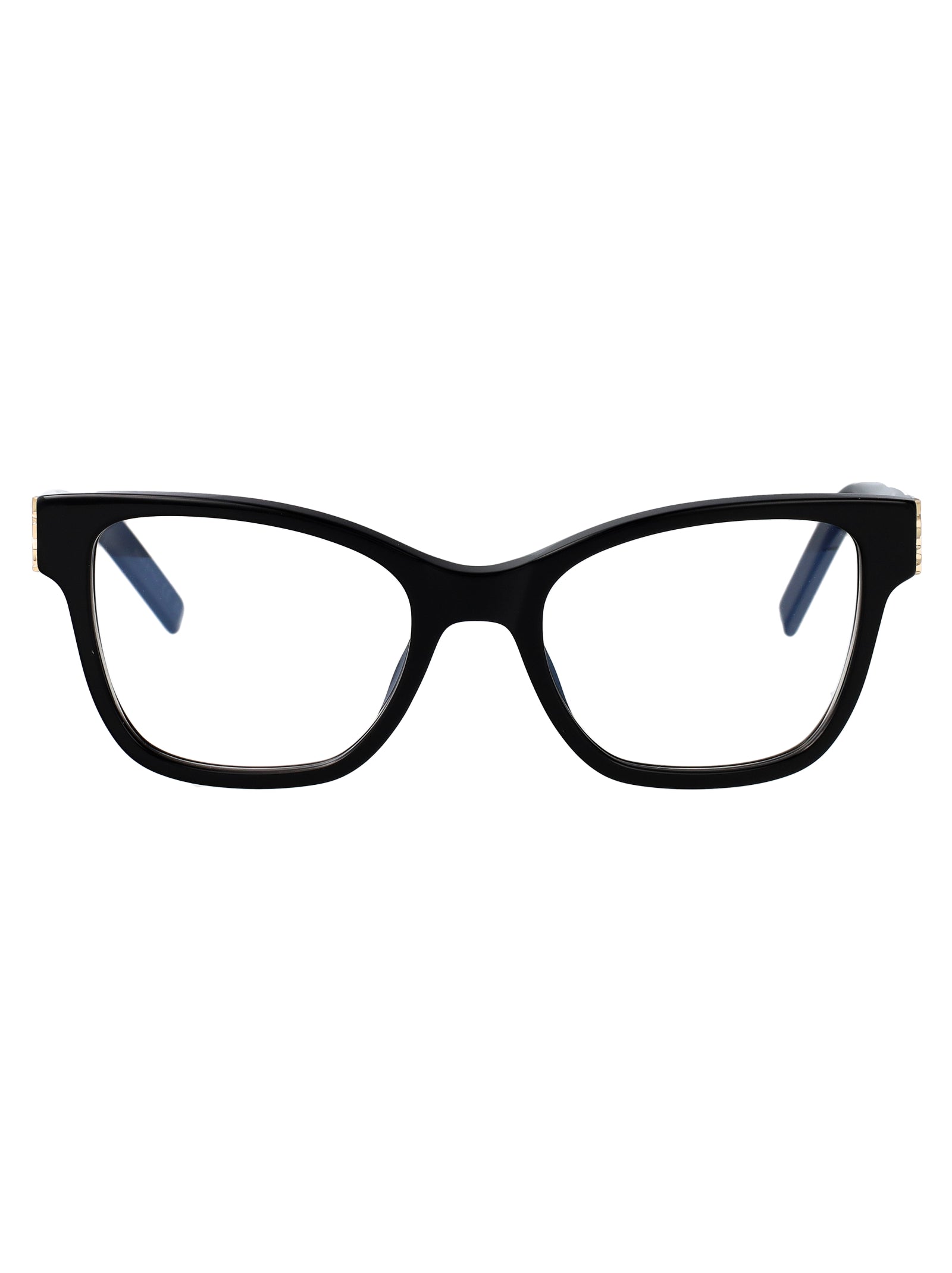 Sl M158 001 Black-black-transparent Acetate Optical