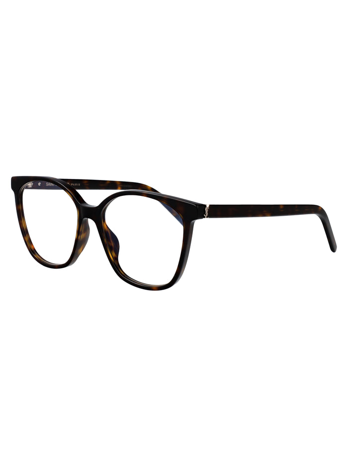 Sl M162 002 Havana-havana-transparent Acetate Optical