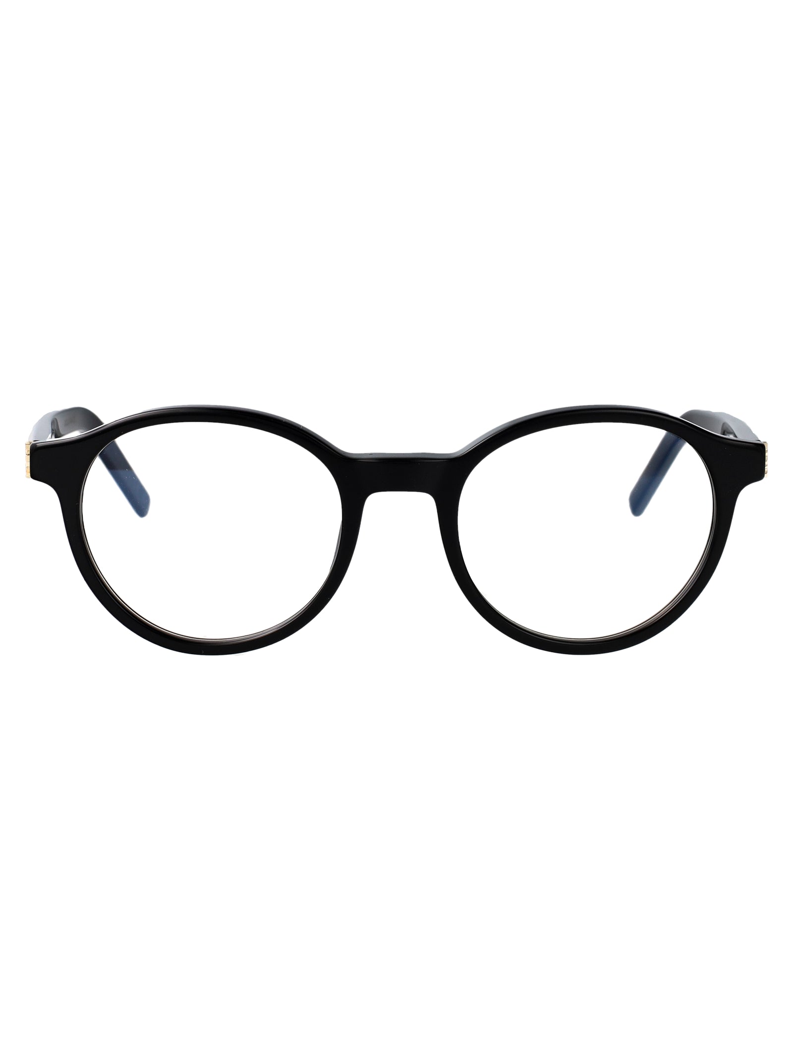 Sl M163 001 Black-black-transparent Acetate Optical