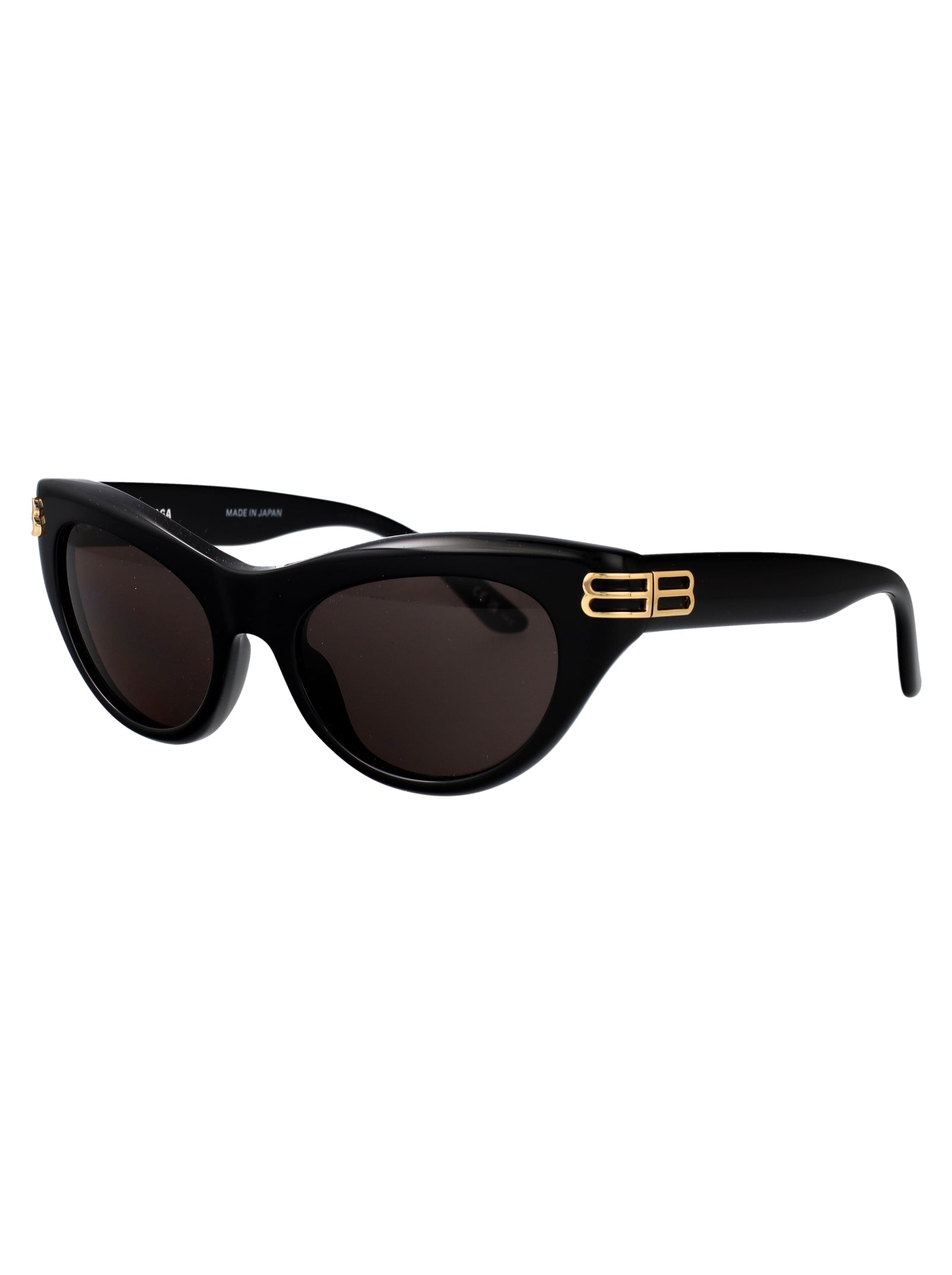 Bb0466s 001 Black-black-grey Acetate Sunglasses