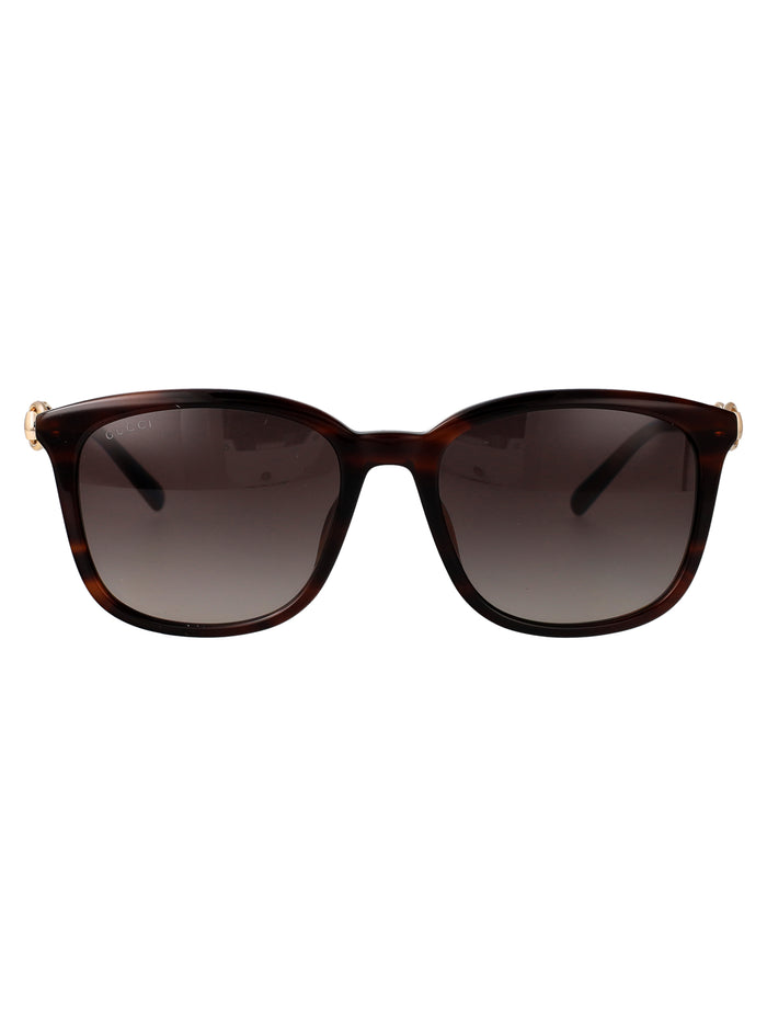 Gg2057sk 002 Havana-havana-grey Acetate Sunglasses