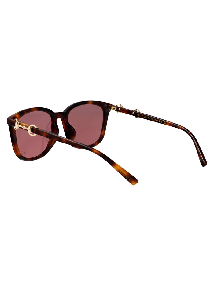 Gg2057sk 003 Havana-havana-red Acetate Sunglasses