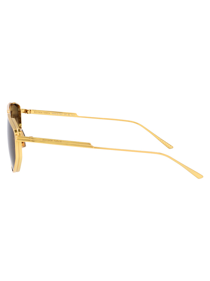 Bv1466s 001 Gold-gold-grey Metal Sunglasses