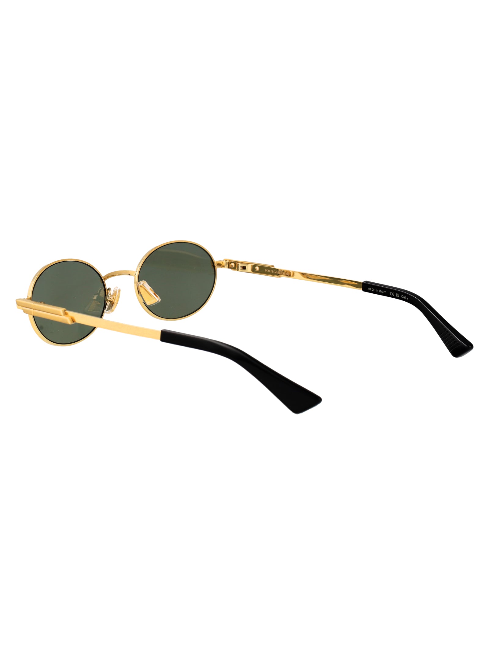 Bv1470s 004 Gold-gold-green Metal Sunglasses