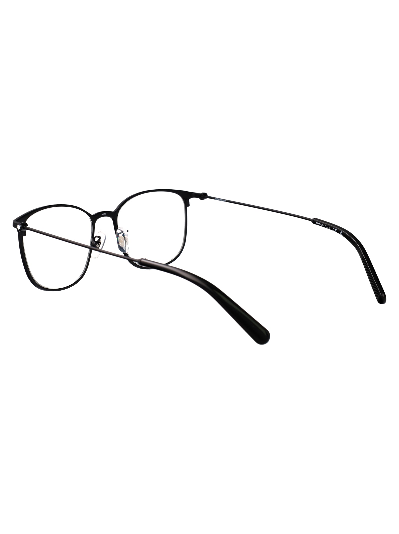 Mb0463ol 001 Black-black-transparent Metal Optical