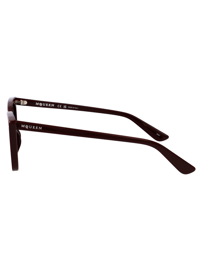 Am0556s 004 Red-red-light Blue Acetate Sunglasses