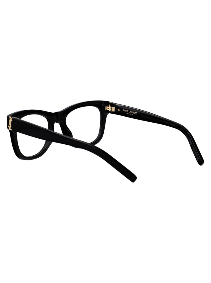 Sl M159 001 Black-black-transparent Acetate Optical