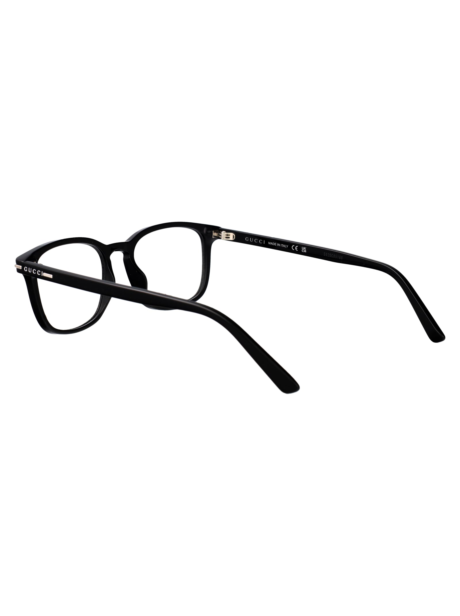 Gg2129o 001 Black-black-transparent Acetate Optical