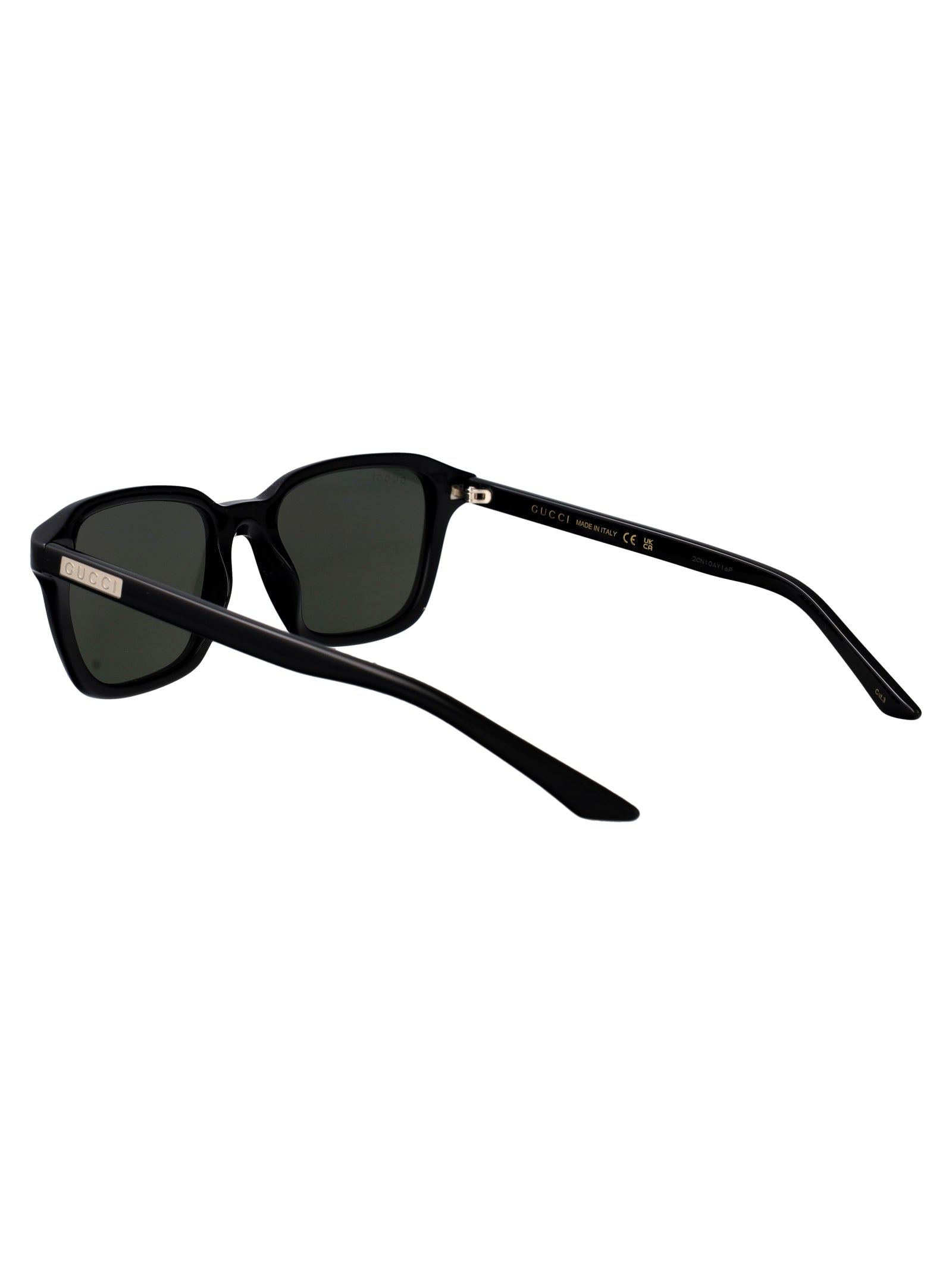 Gg2078s 001 Black-black-grey Acetate Sunglasses