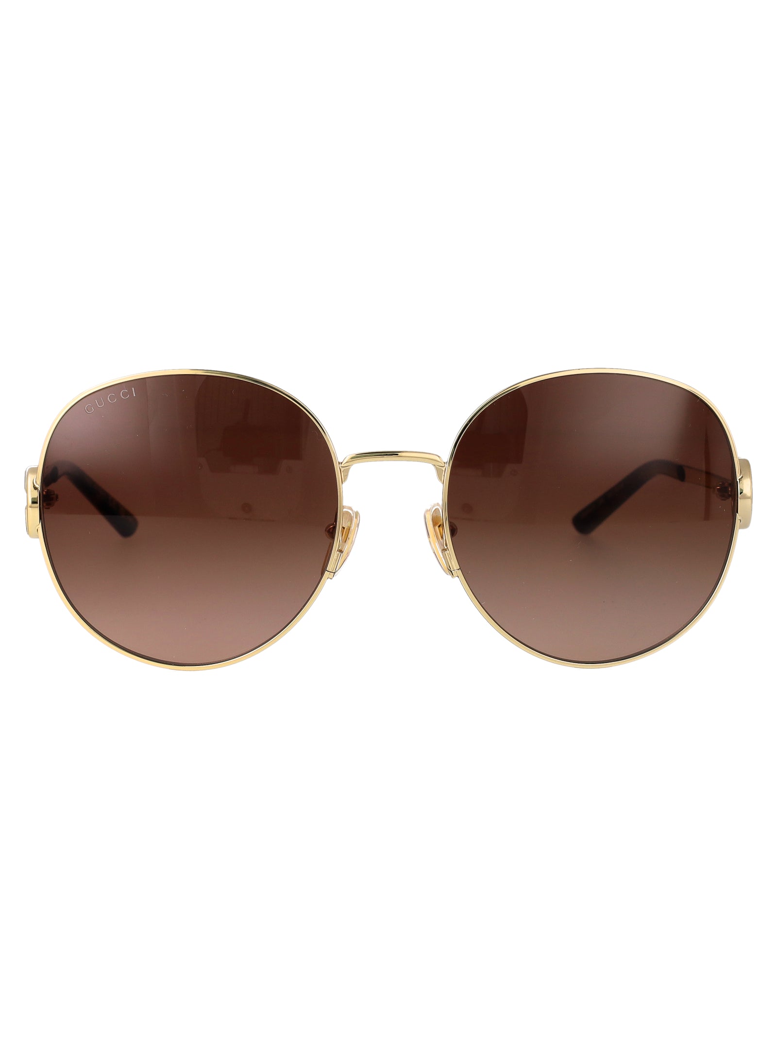 Gg2047s 003 Gold-gold-brown Metal Sunglasses