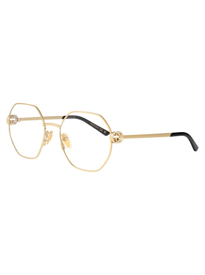 Gg2048o 002 Gold-gold-transparent Metal Optical