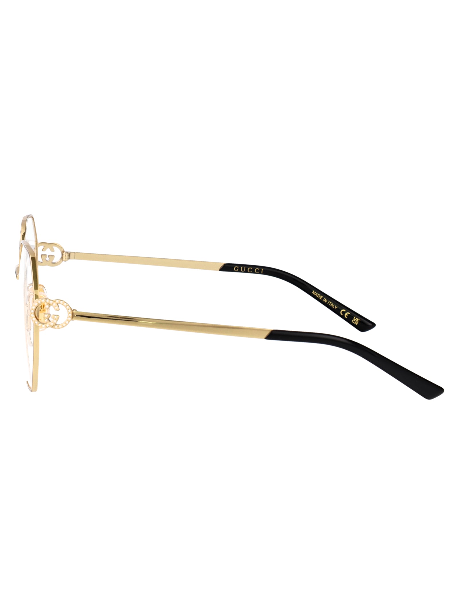 Gg2048o 002 Gold-gold-transparent Metal Optical