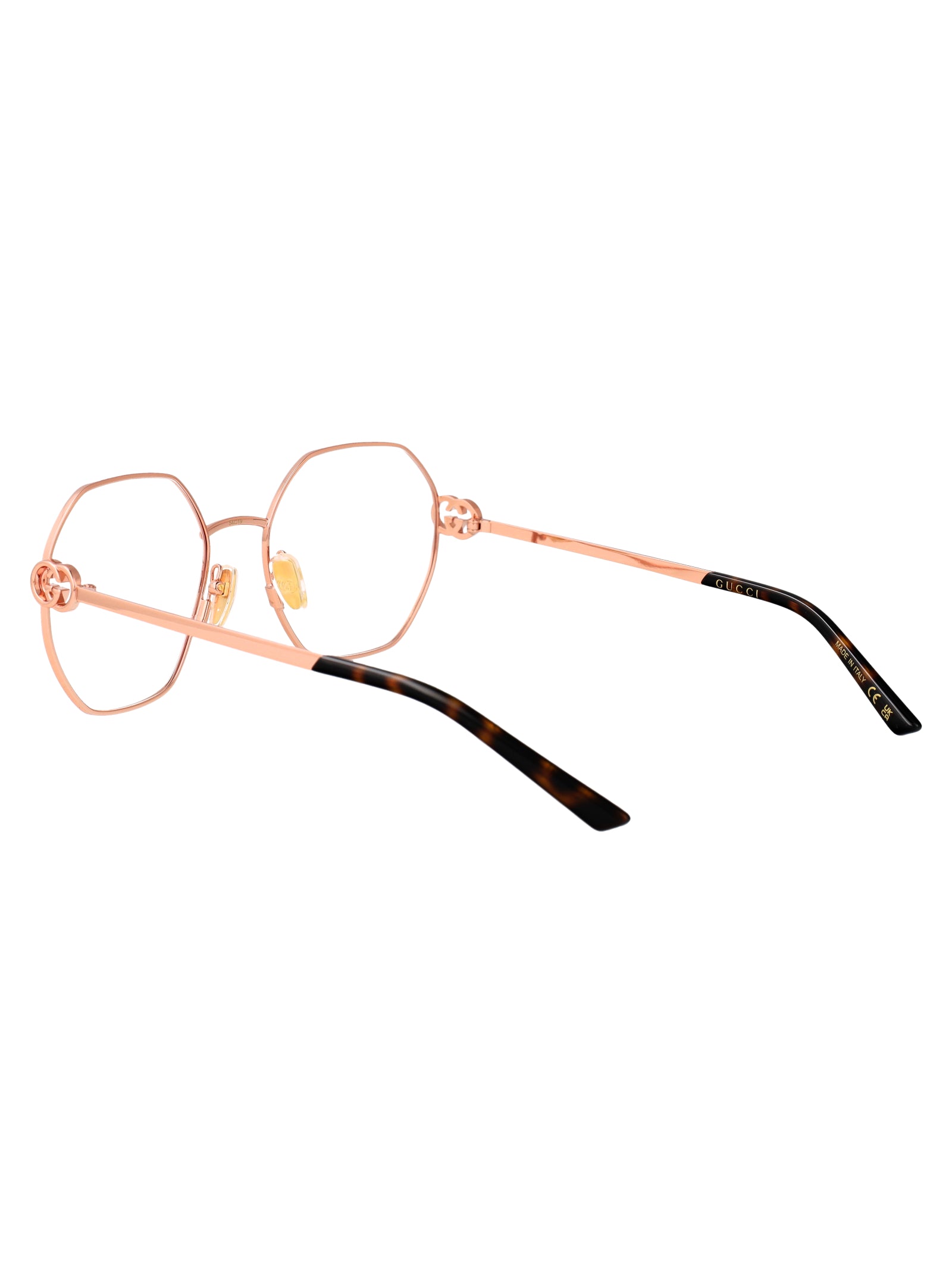 Gg2048o 004 Gold-gold-transparent Metal Optical