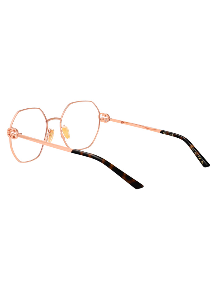 Gg2048o 004 Gold-gold-transparent Metal Optical
