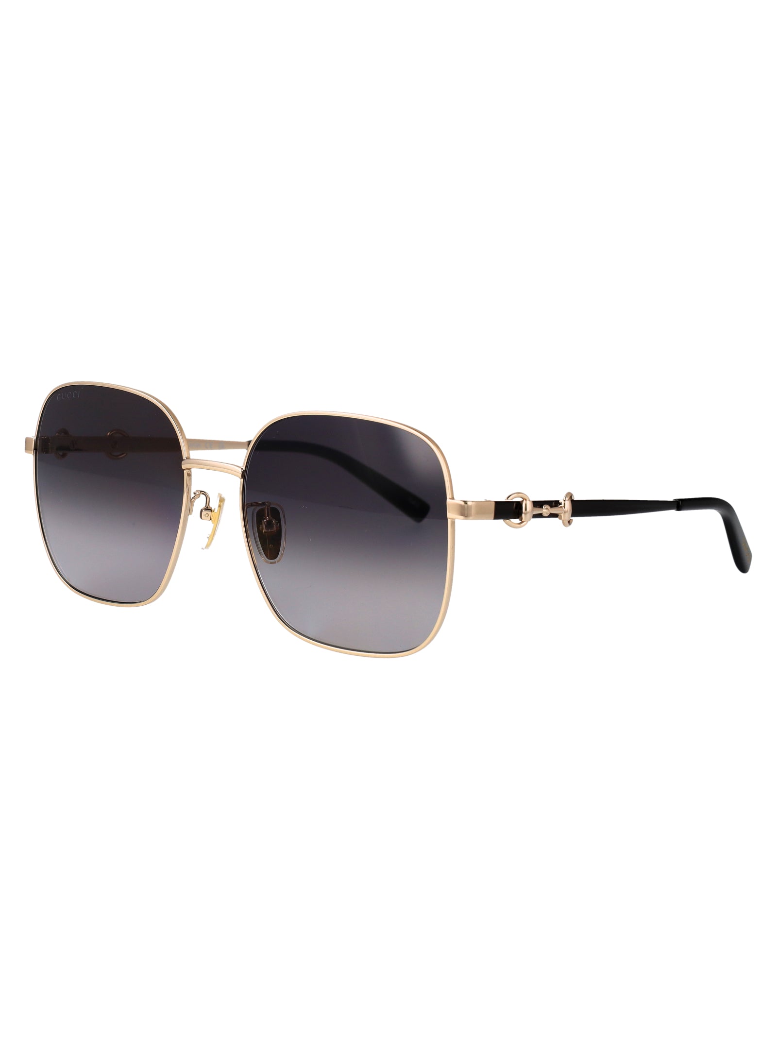 Gg2053s 001 Gold-black-grey Metal Sunglasses