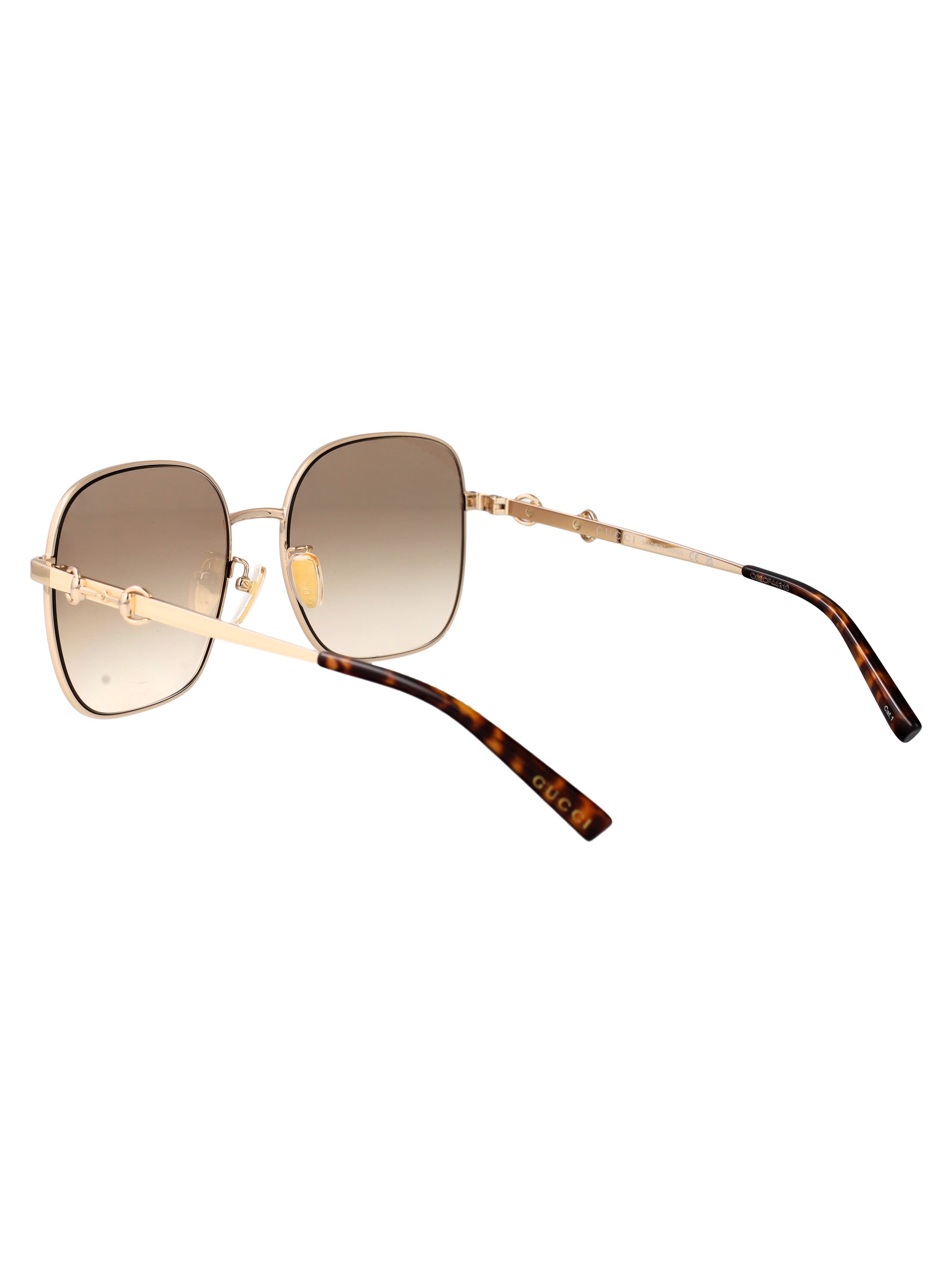 Gg2053s 004 Gold-ivory-brown Metal Sunglasses