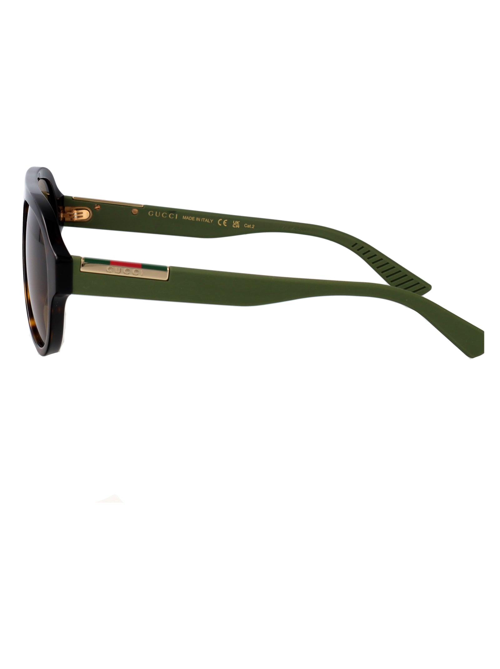 Gg2088s 004 Havana-green-brown Acetate Sunglasses