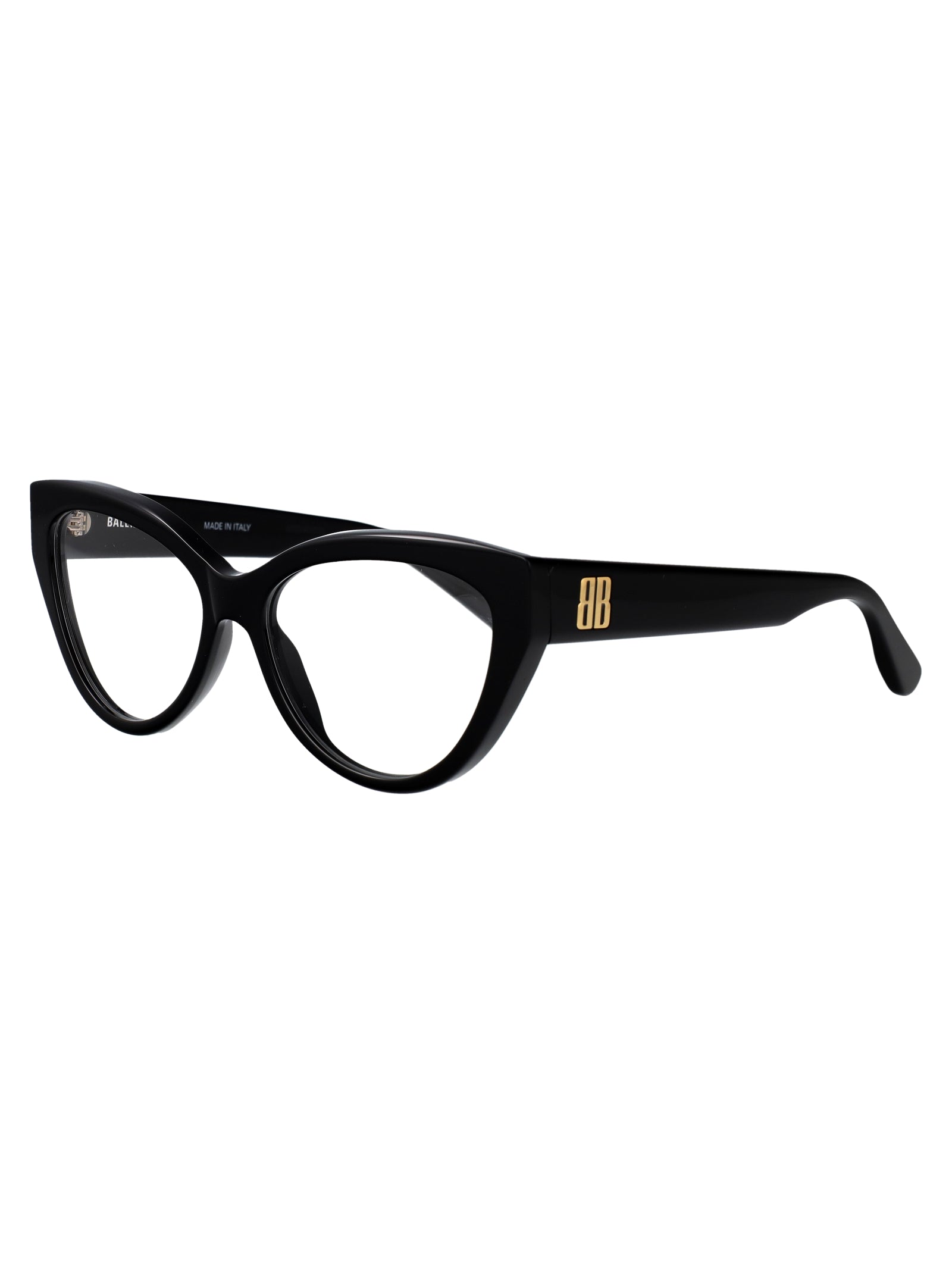 Bb0482o 001 Black-black-transparent Acetate Optical