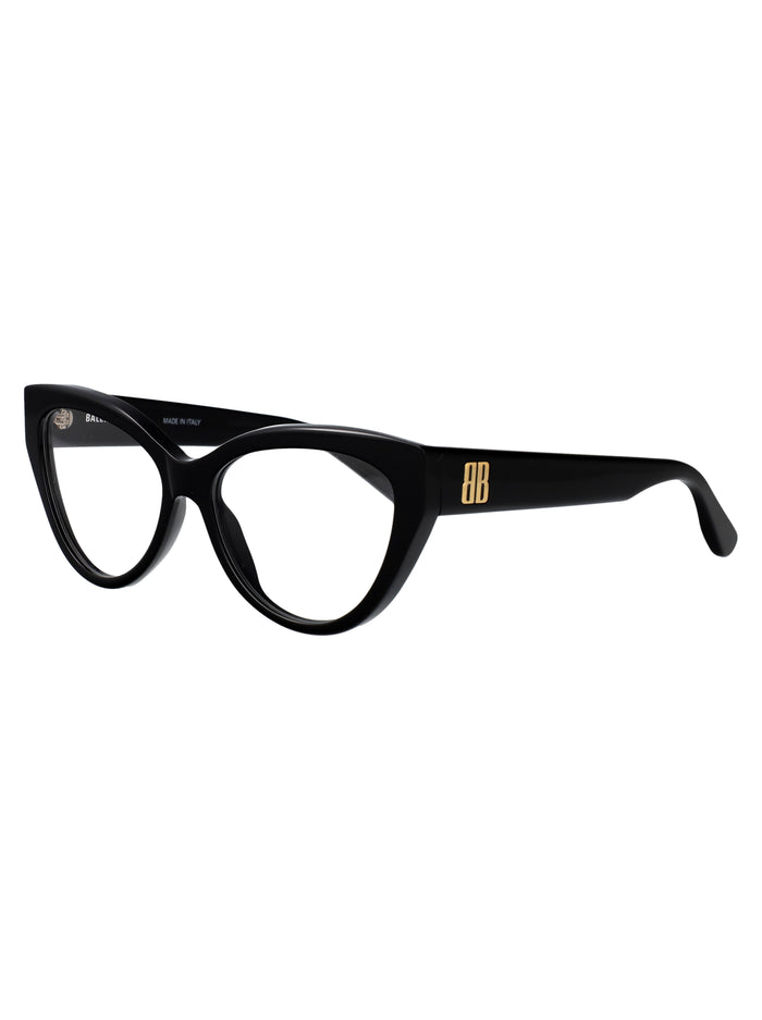 Bb0482o 001 Black-black-transparent Acetate Optical