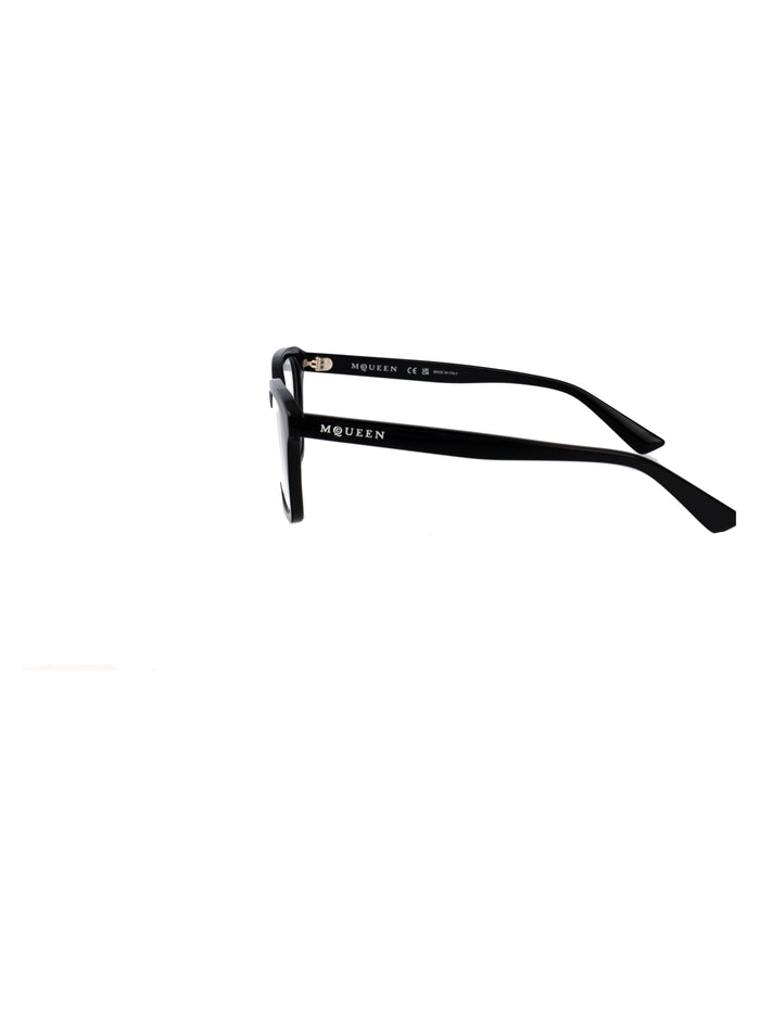 Am0568o 007 Black-black-transparent Acetate Optical