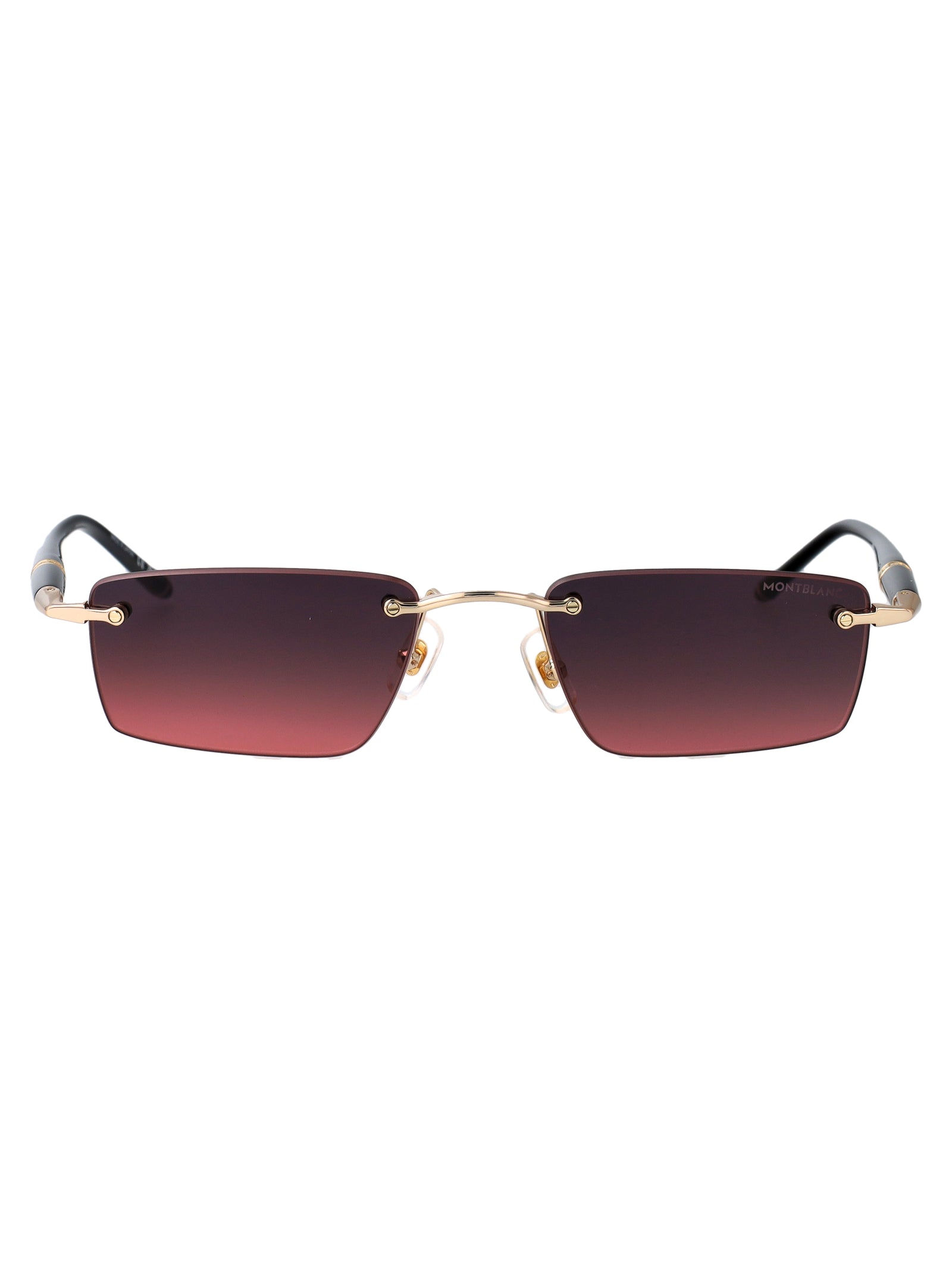 Mb0484s 003 Gold-black-grey Metal Sunglasses