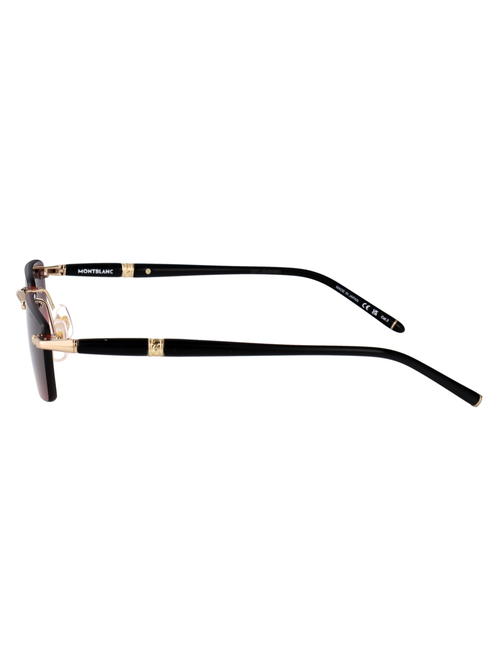 Mb0484s 003 Gold-black-grey Metal Sunglasses