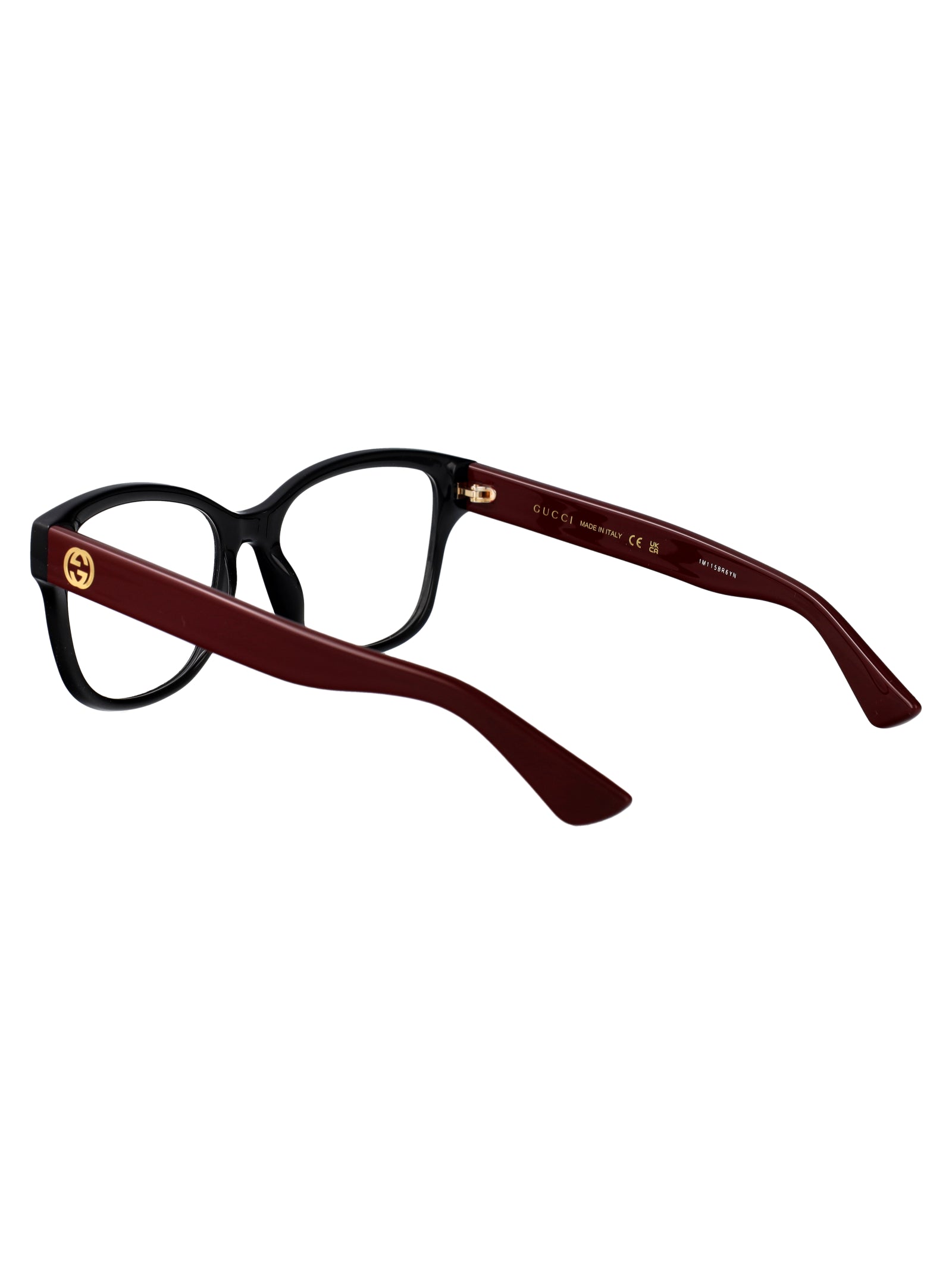 Gg1340o 009 Black-burgundy-transparent Injected Optical