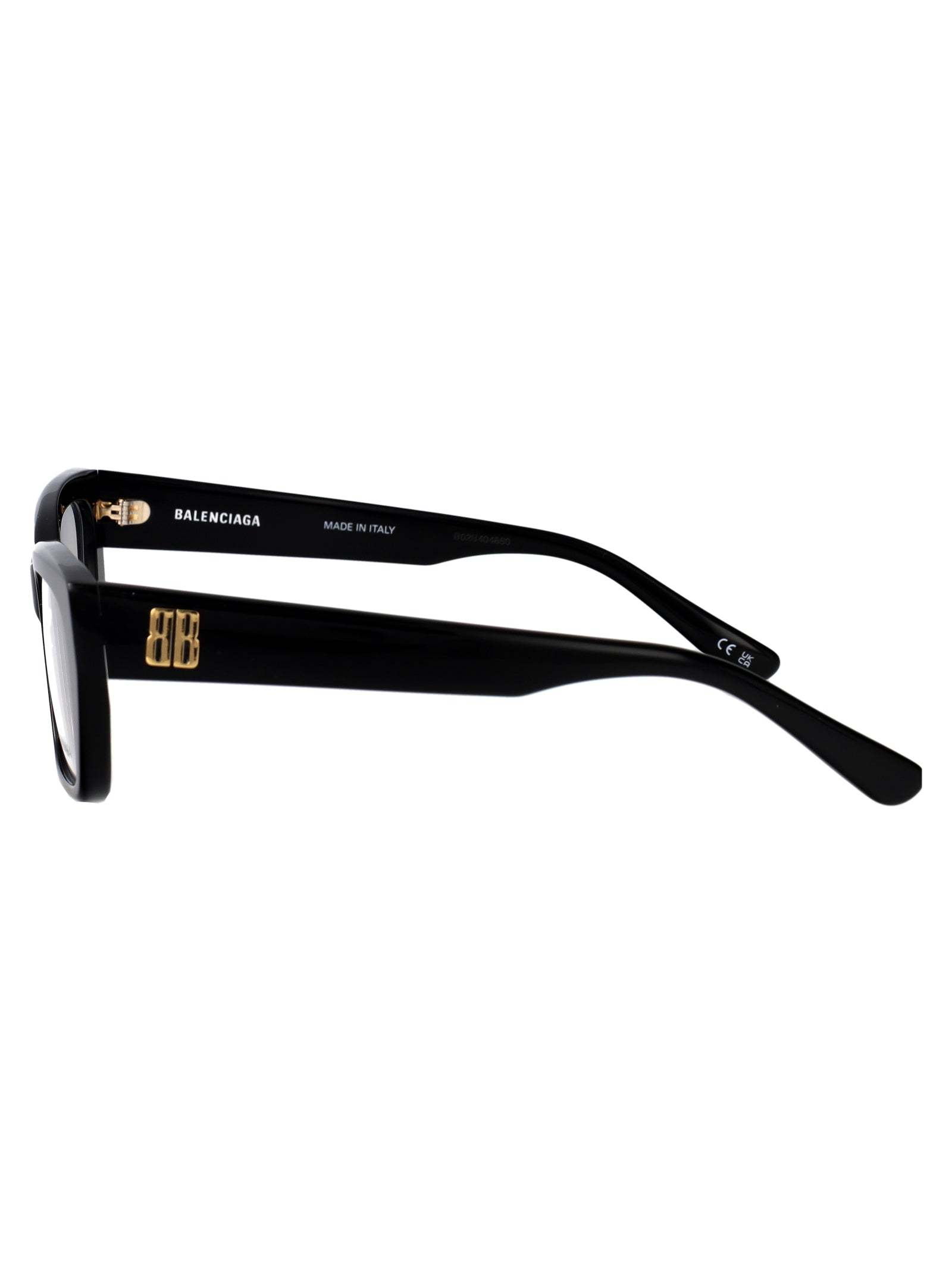 Bb0483o 001 Black-black-transparent Acetate Optical