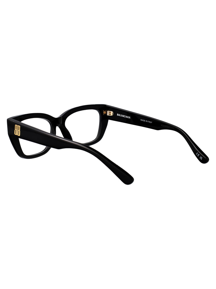 Bb0483o 001 Black-black-transparent Acetate Optical