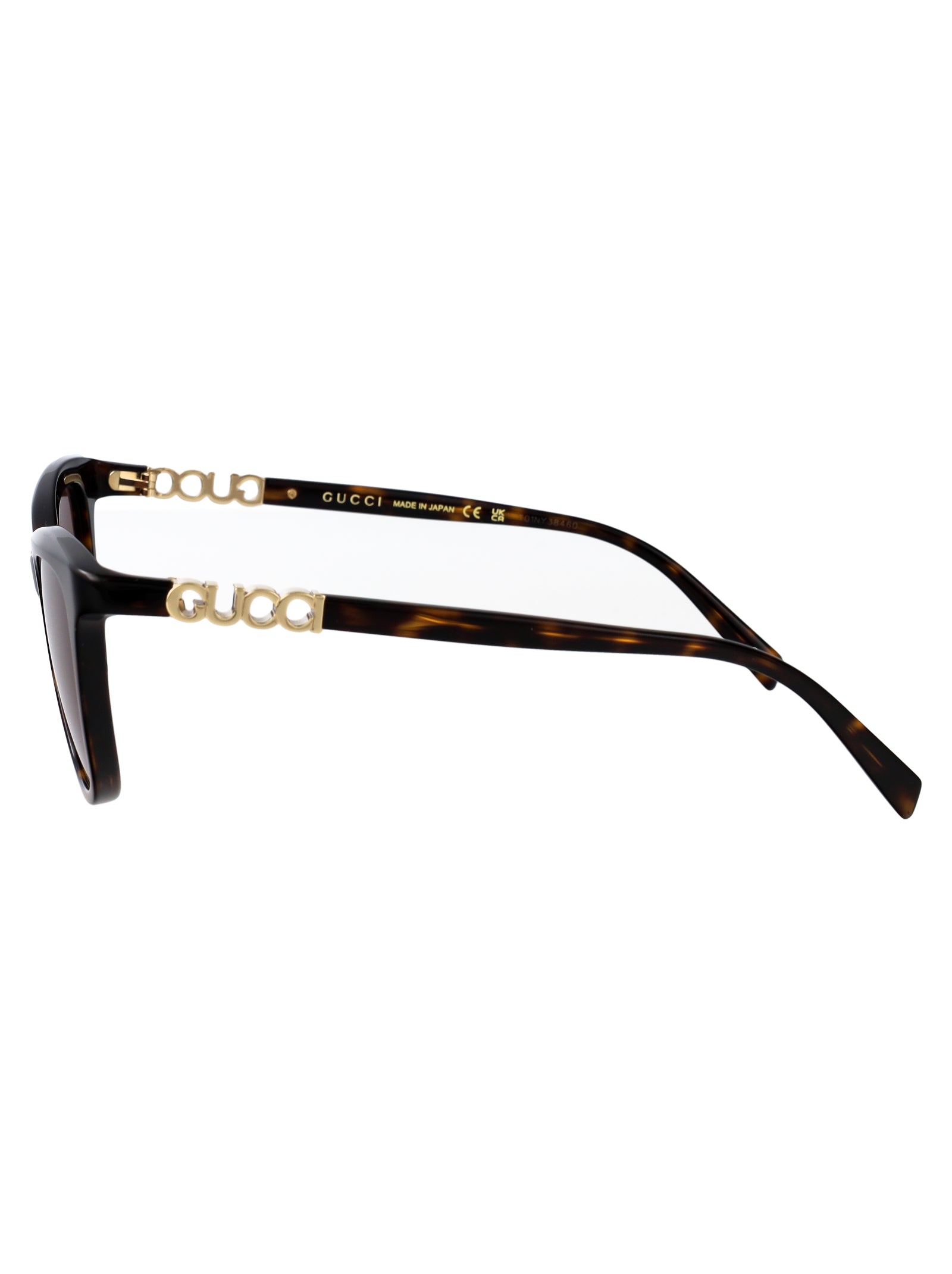 Gg2032s 002 Havana-havana-brown Acetate Sunglasses