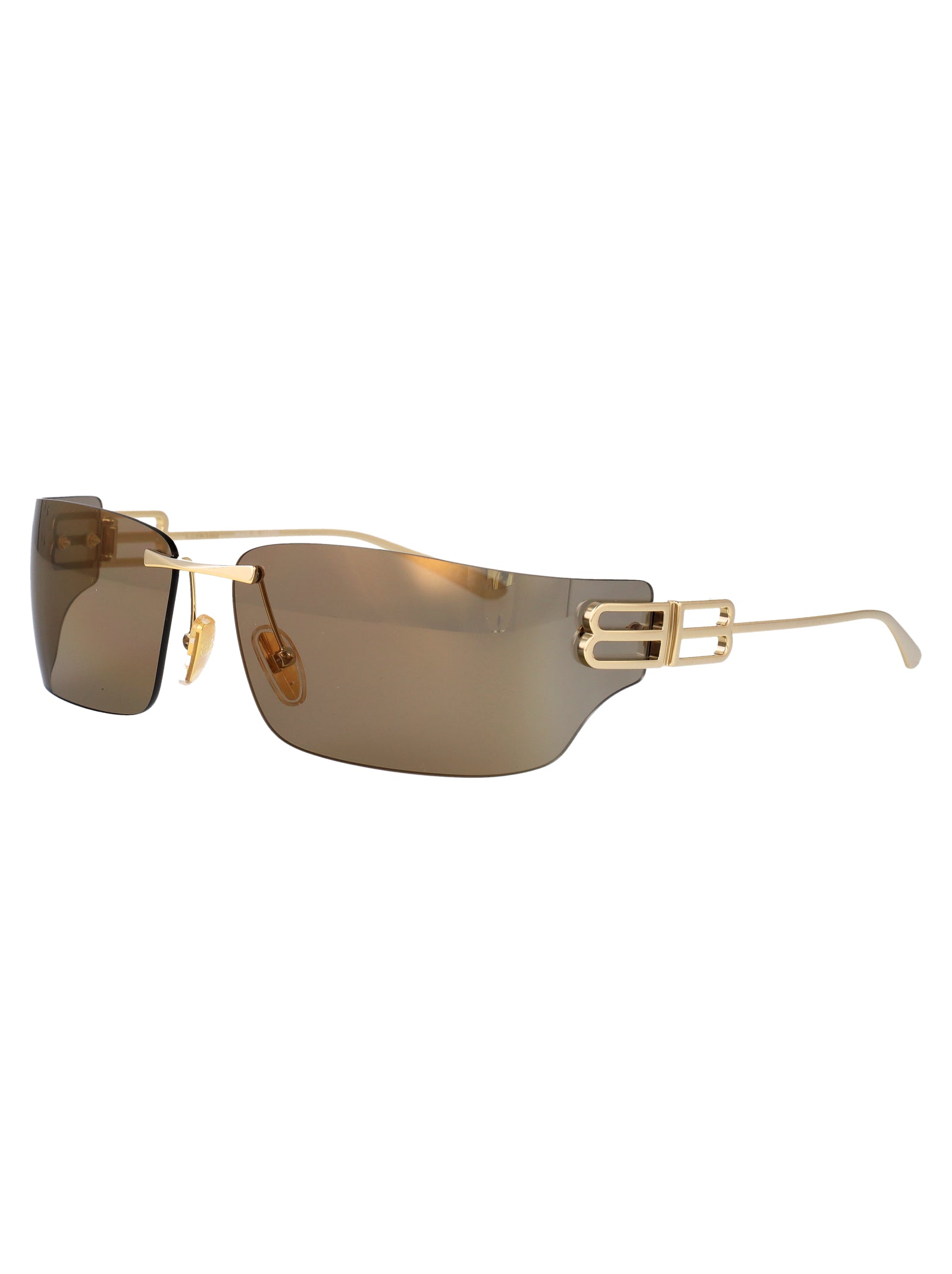 Bb0485sa 002 Gold-gold-pink Metal Sunglasses
