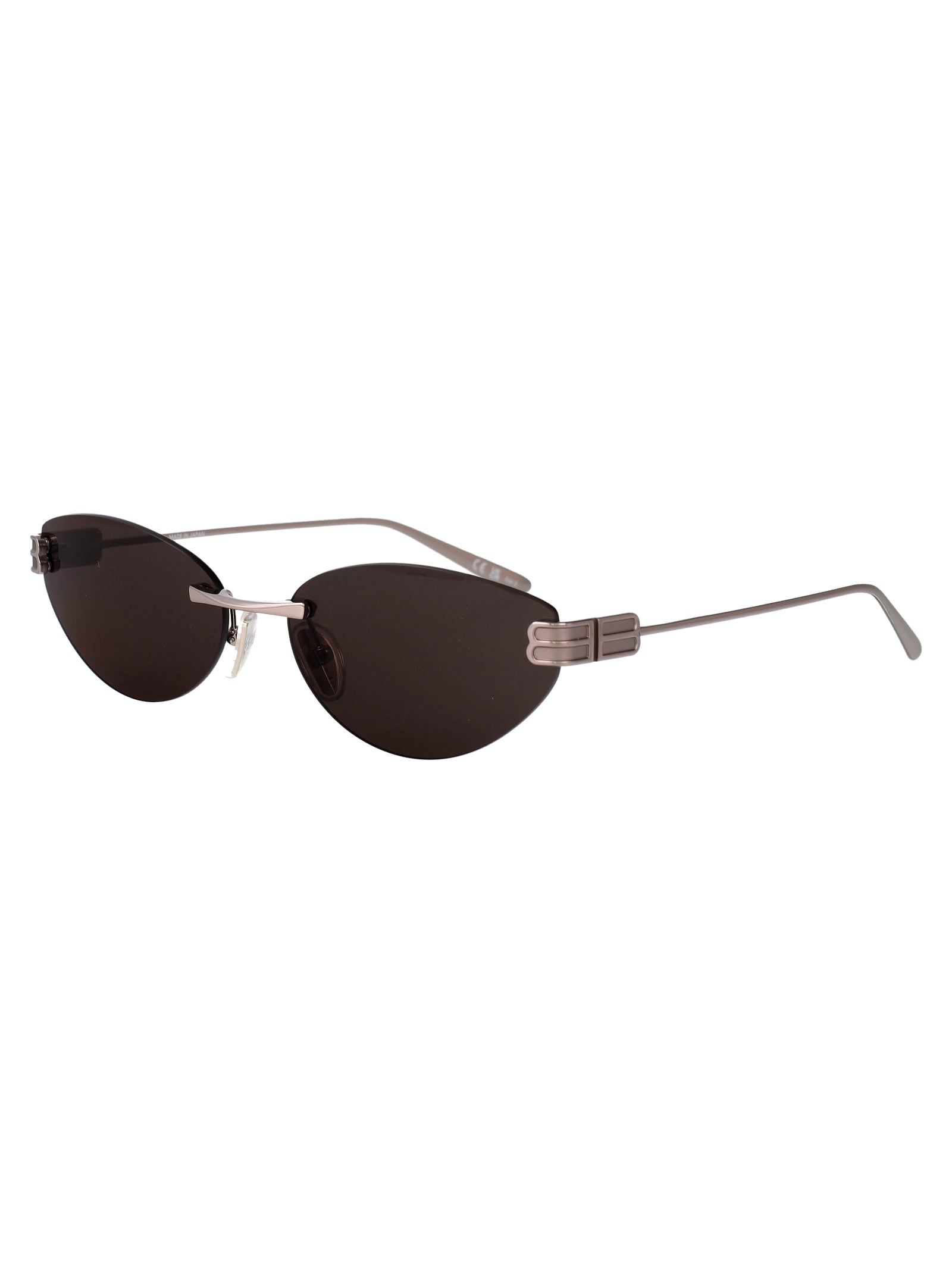 Bb0486s Ruthenium-ruthenium-grey Metal Sunglasses