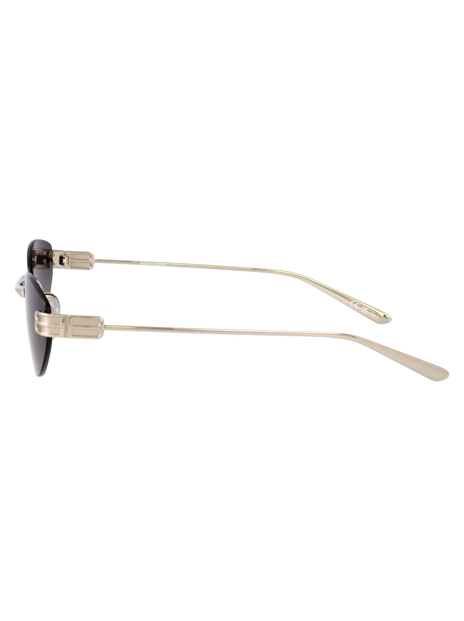 Bb0486s 002 Silver-silver-smoke Metal Sunglasses